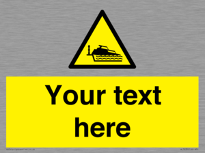 Custom warning grounding cruiser on lock cill